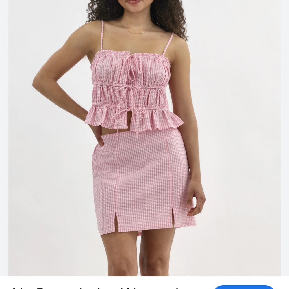 Pink Gingham Set - Picture 4 of 5